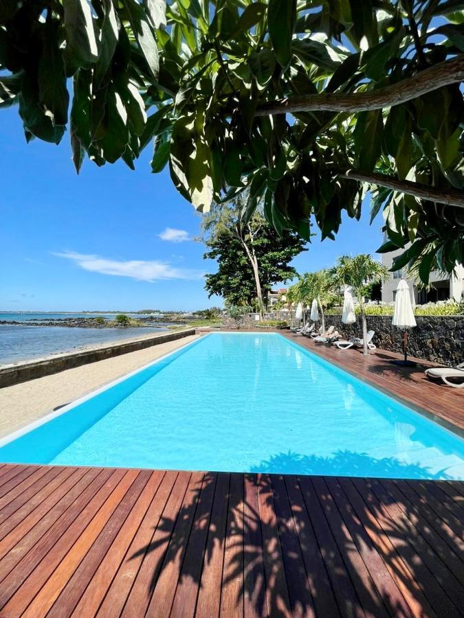 Luxury Beach House With Spectacular Sea View And Pool Trou aux Biches Bagian luar foto